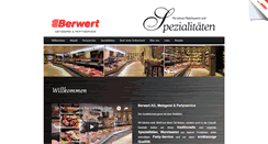 Desktop Screenshot of berwert-metzgerei.ch